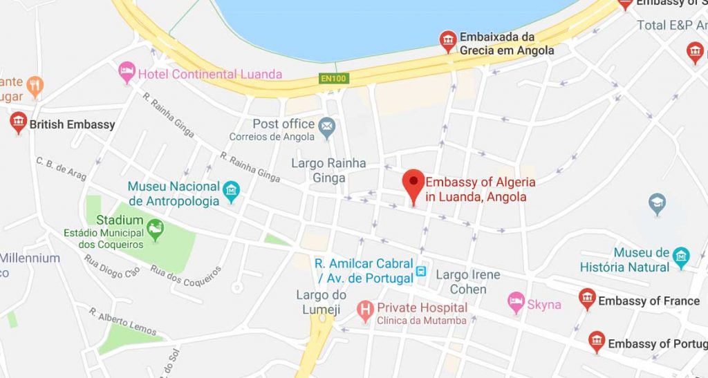 Embassy of Algeria in Luanda, Angola